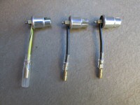 The 3 single terminal bulb holders used on loop frame models with a dual gauge civilian dash. Sold each.