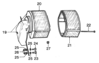 Applicable to the CEV 9350 and CEV 9368 tail light assembly (not included).