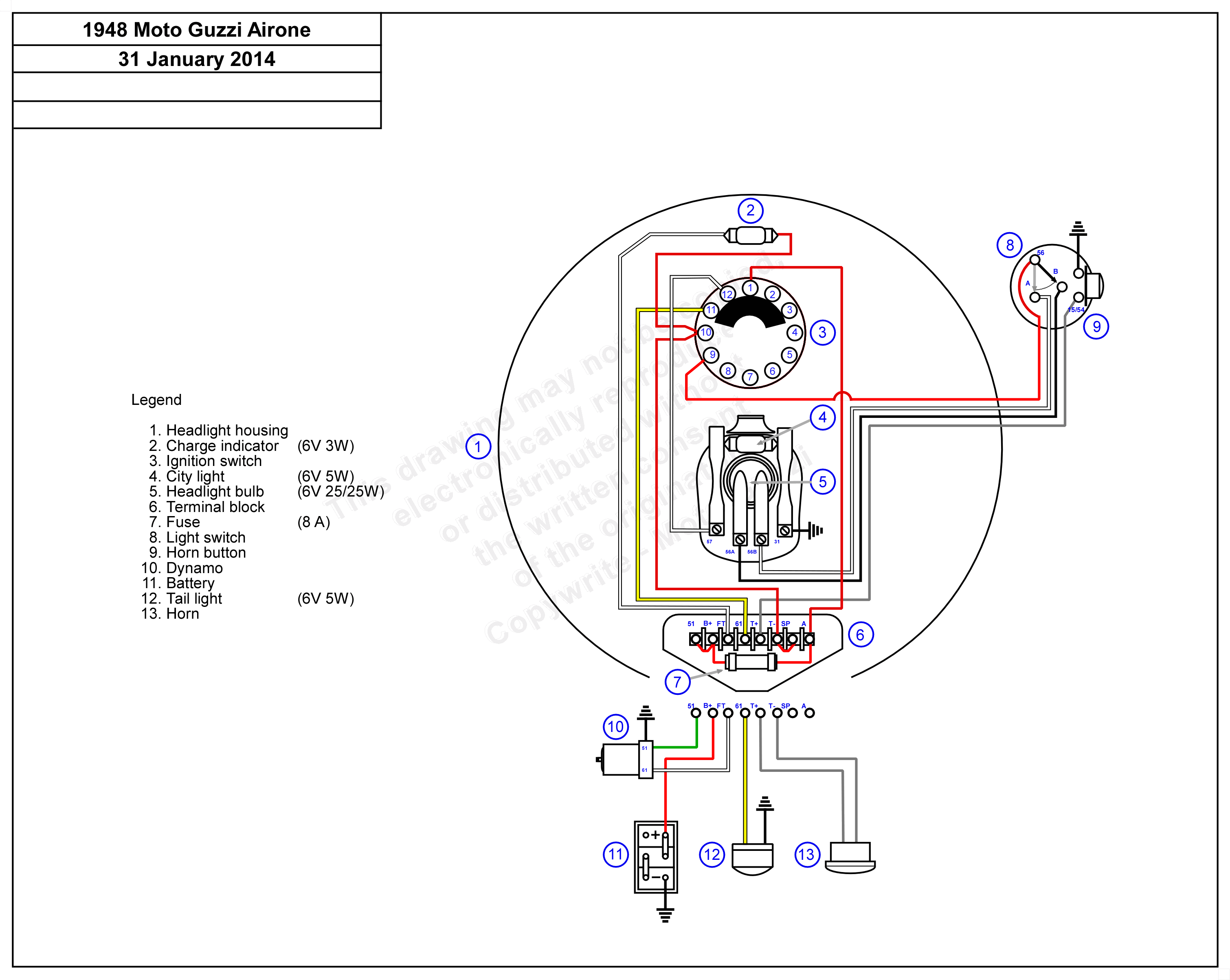 Moto Guzzi V7 Wiring Diagram Wiring Diagram