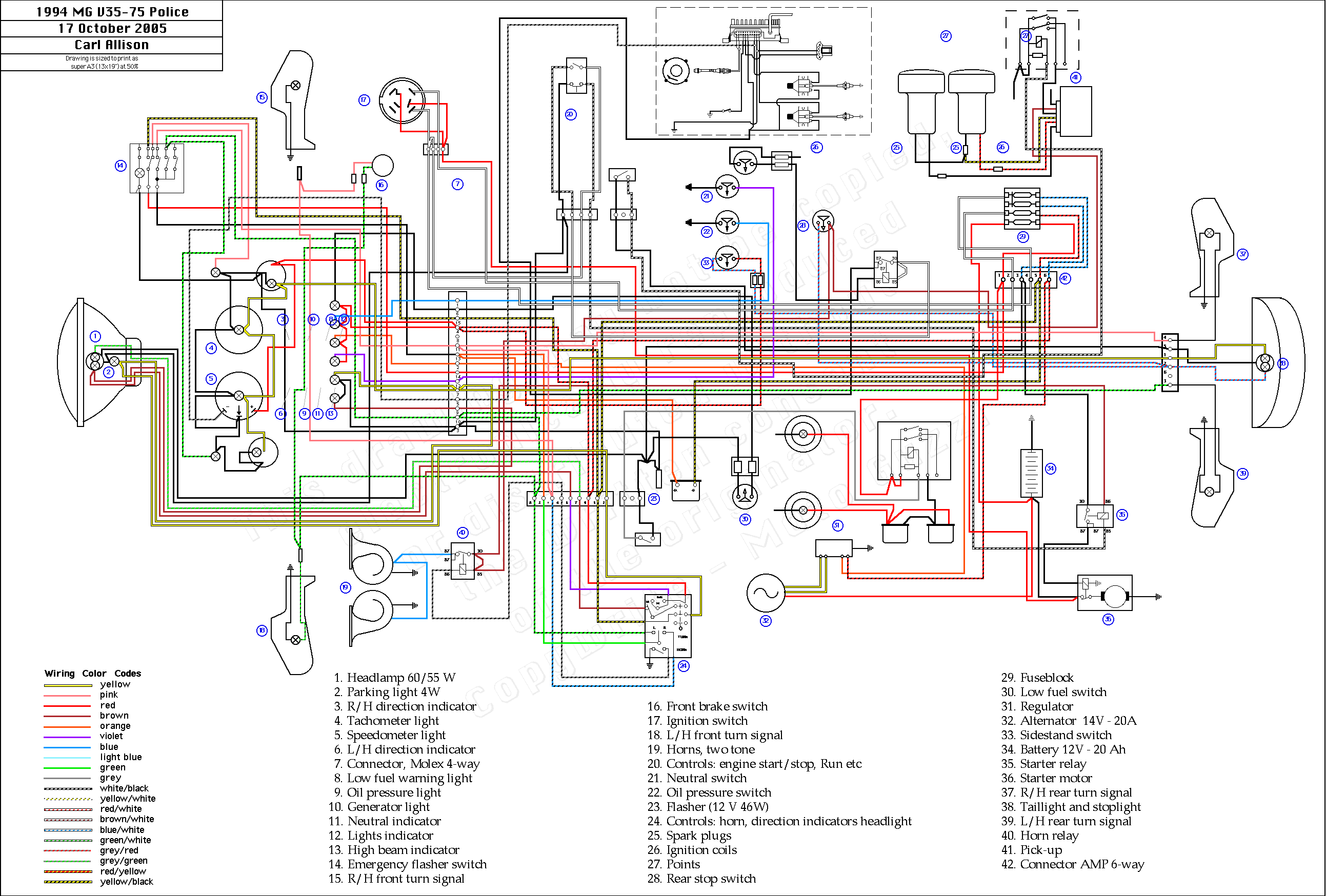 Guzzi V50 Wiring Diagram Wiring Diagram