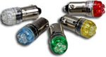 BA9S-x4 LED bulbs for use as dash indicator bulbs.