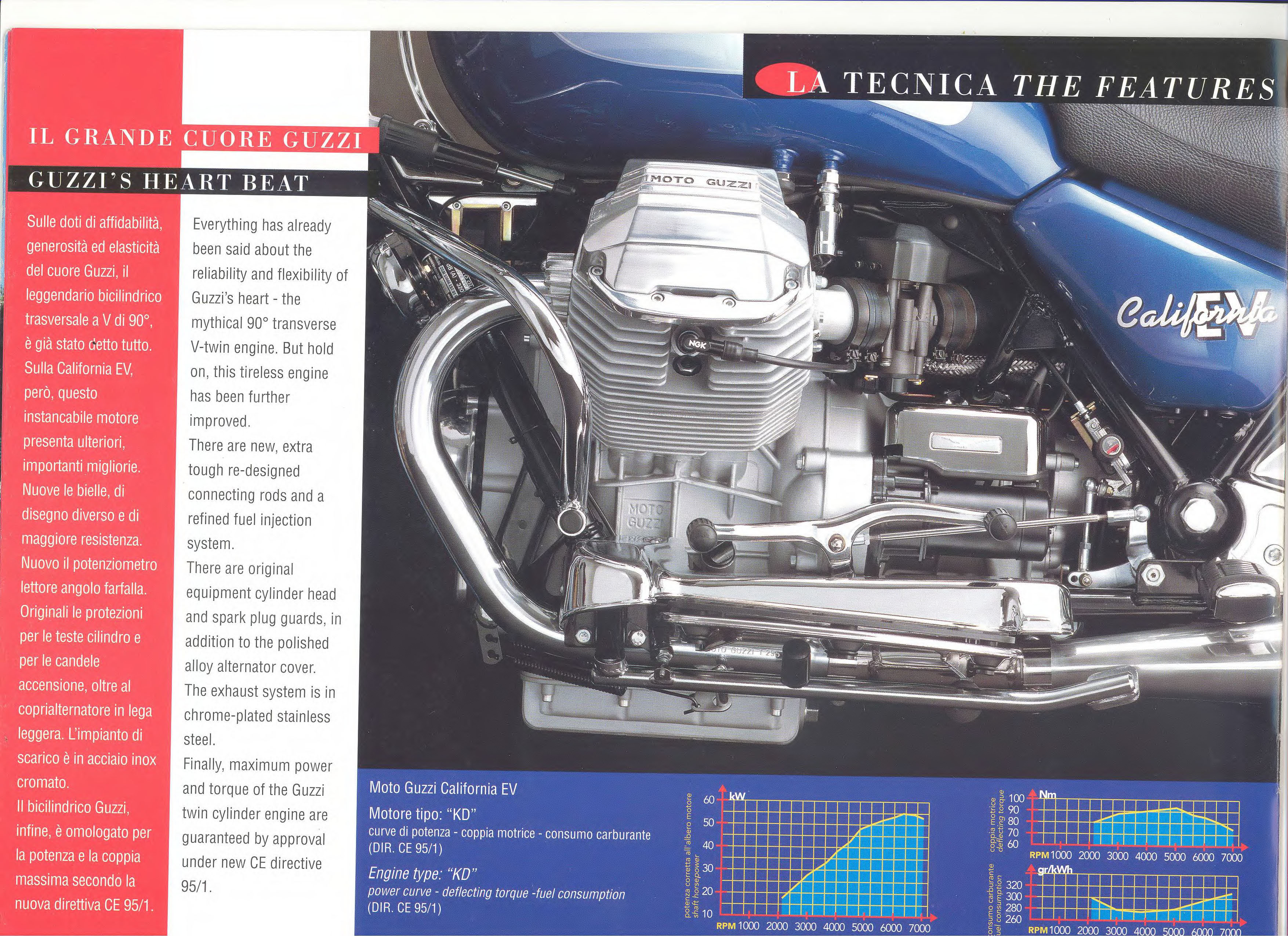 Moto Guzzi factory brochure: California EV