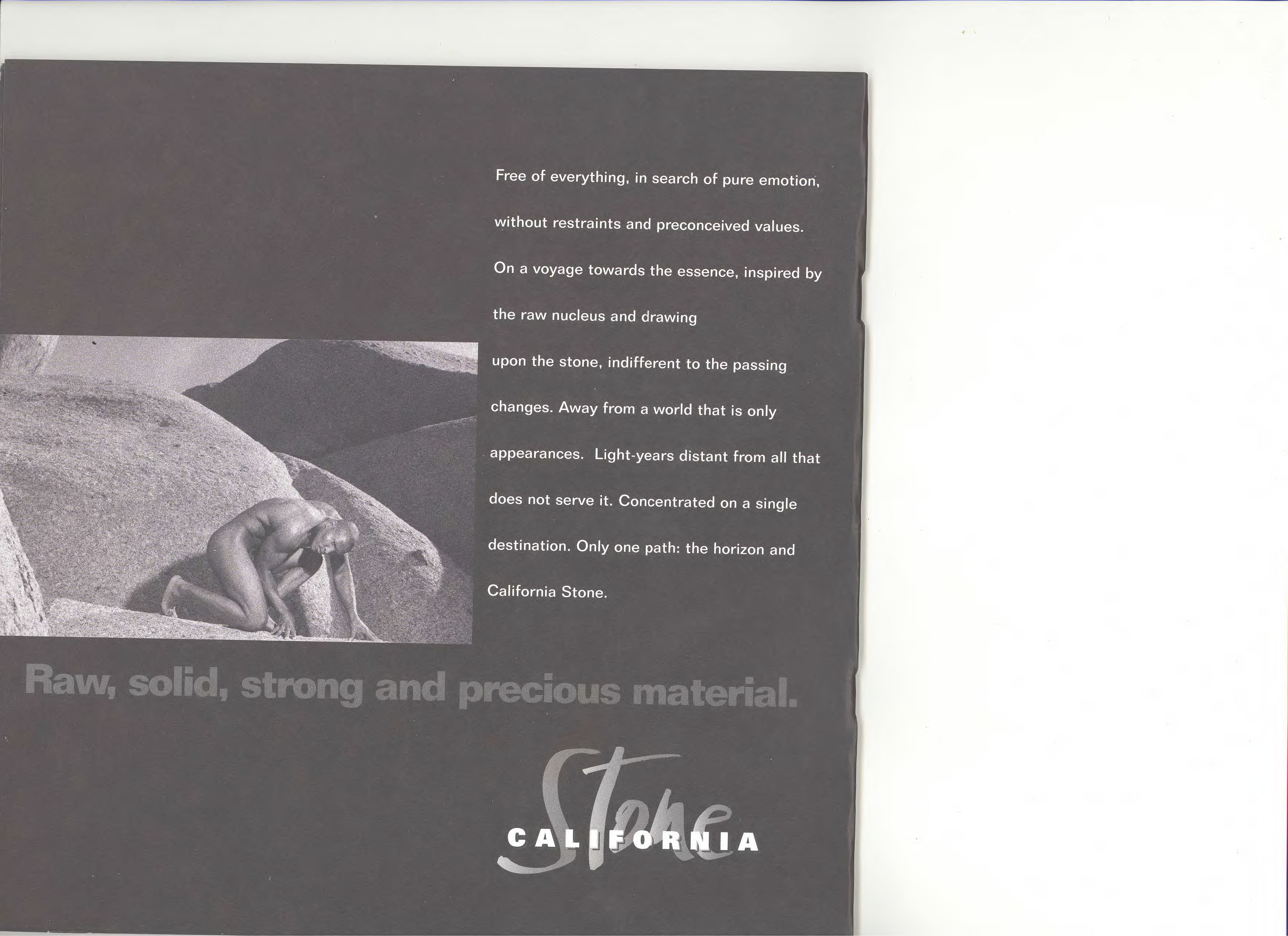 Moto Guzzi factory brochure: California Stone