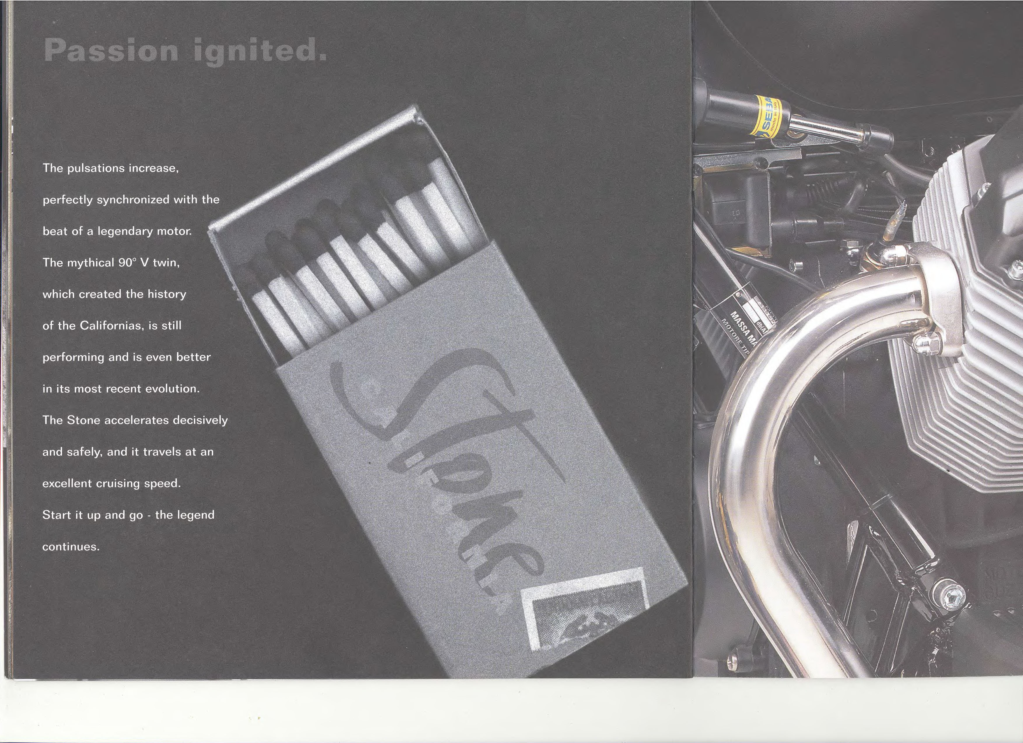 Moto Guzzi factory brochure: California Stone