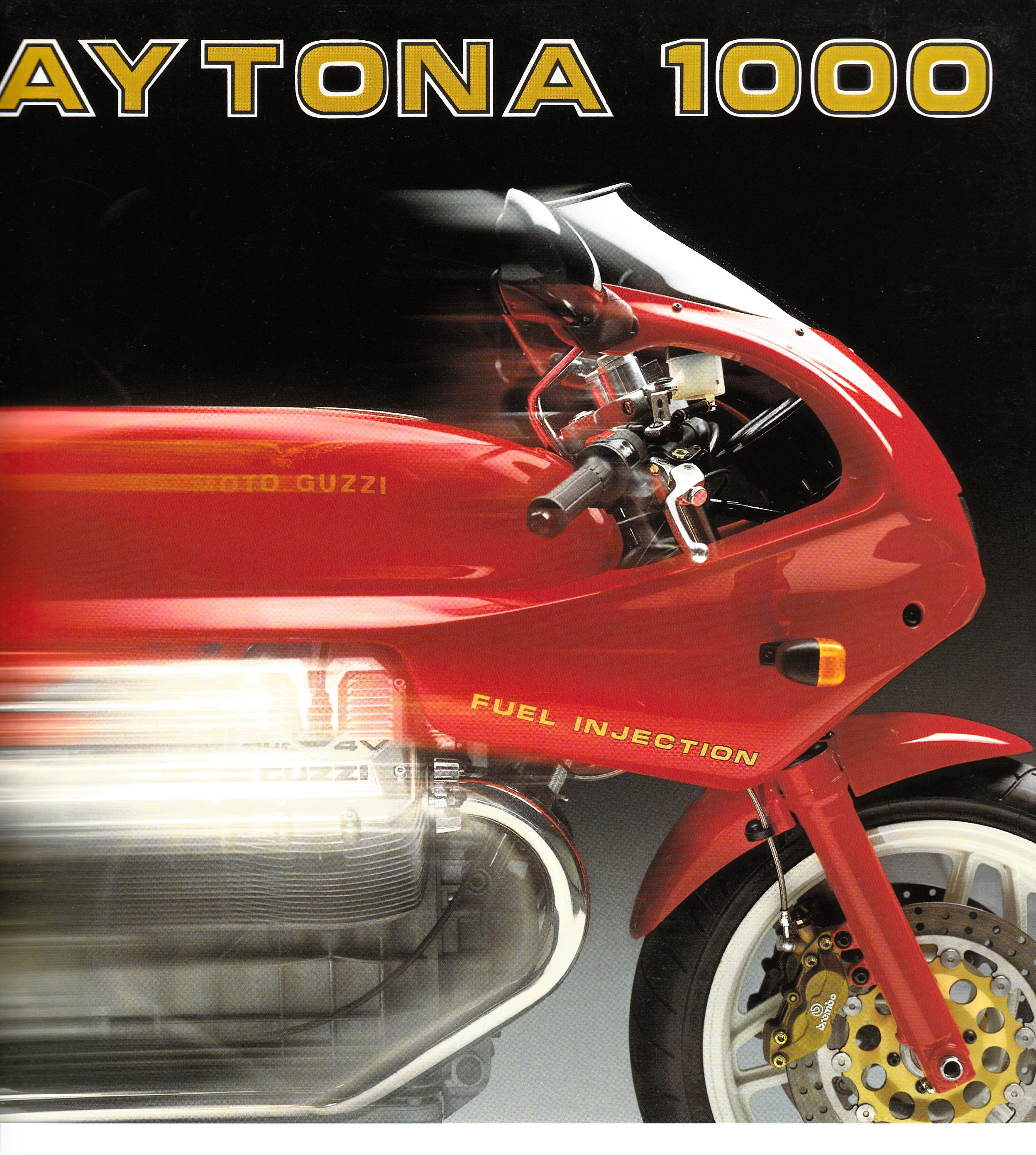 Brochure - Moto Guzzi Daytona 1000 (4 fold)