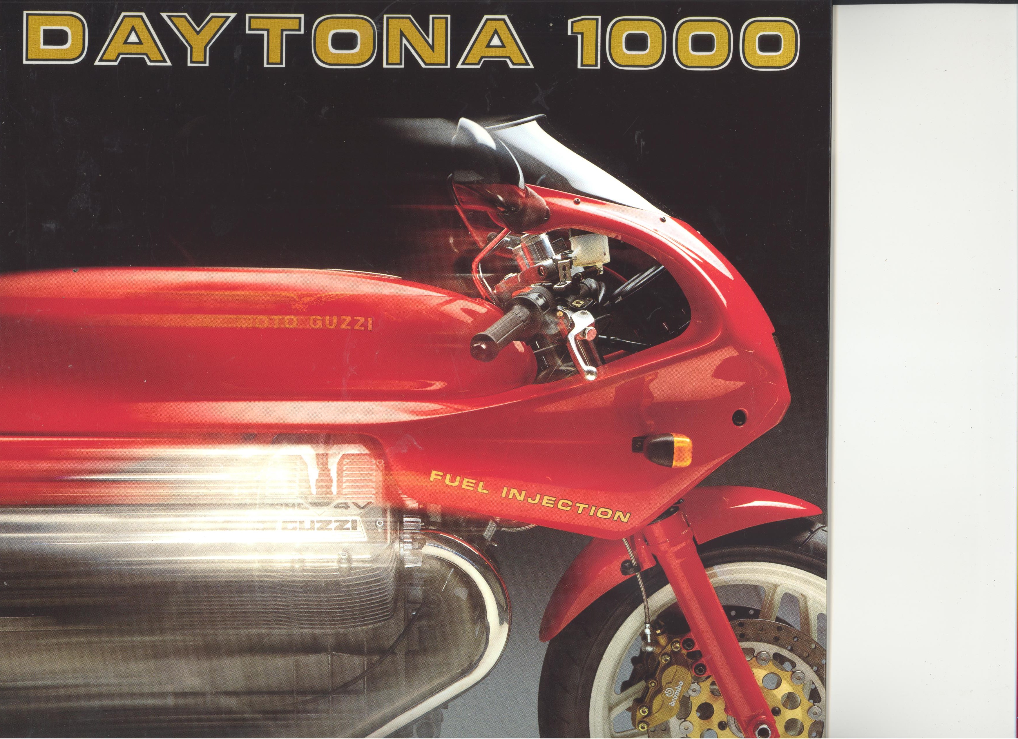 Moto Guzzi factory brochure: Daytona 1000