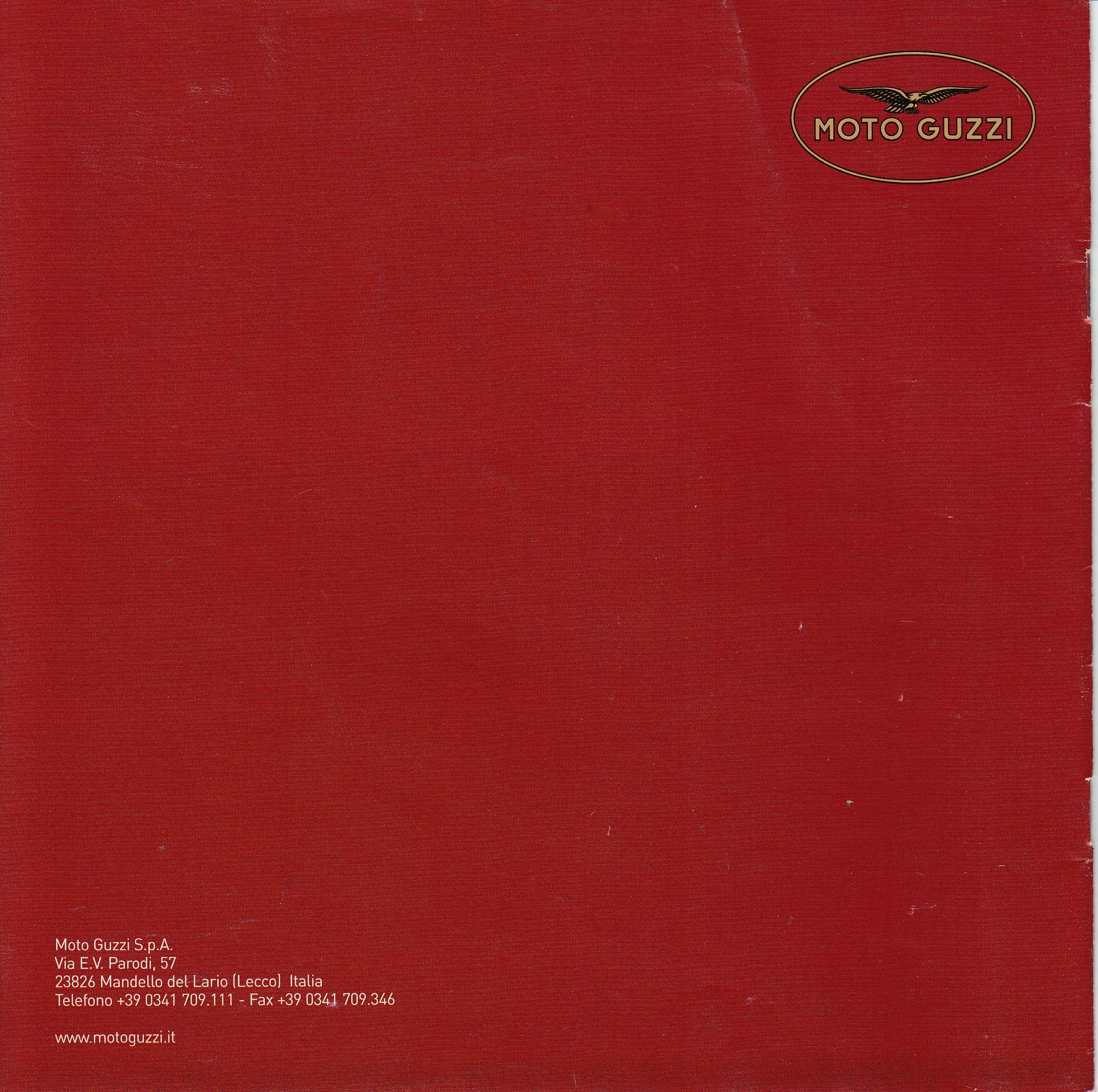 Brochure - Moto Guzzi Giornate Mondiali Guzzi (GMG) (2005)