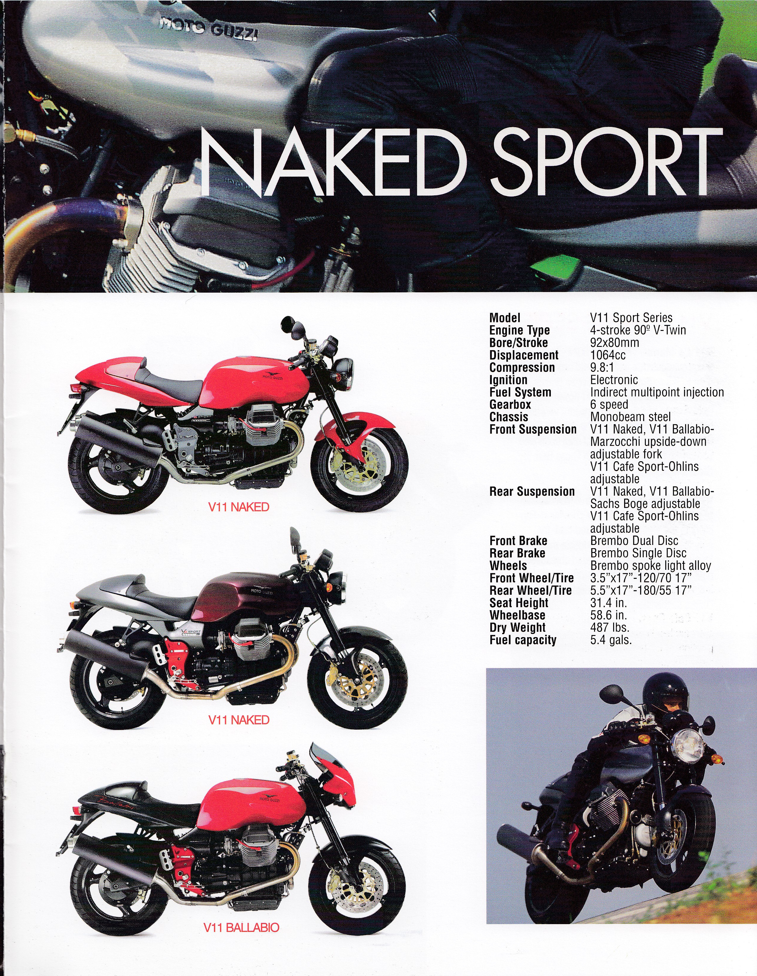 Moto Guzzi brochure: 2003