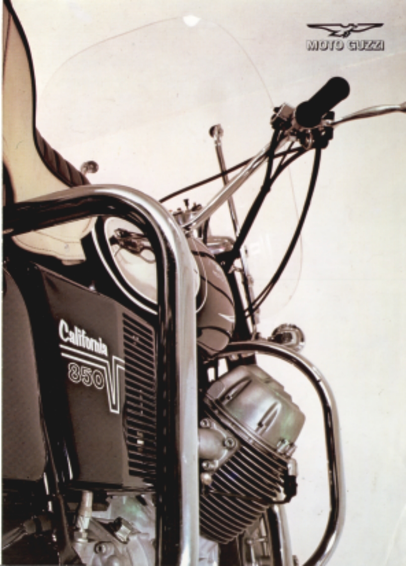 Moto Guzzi factory brochure: 850 California Police