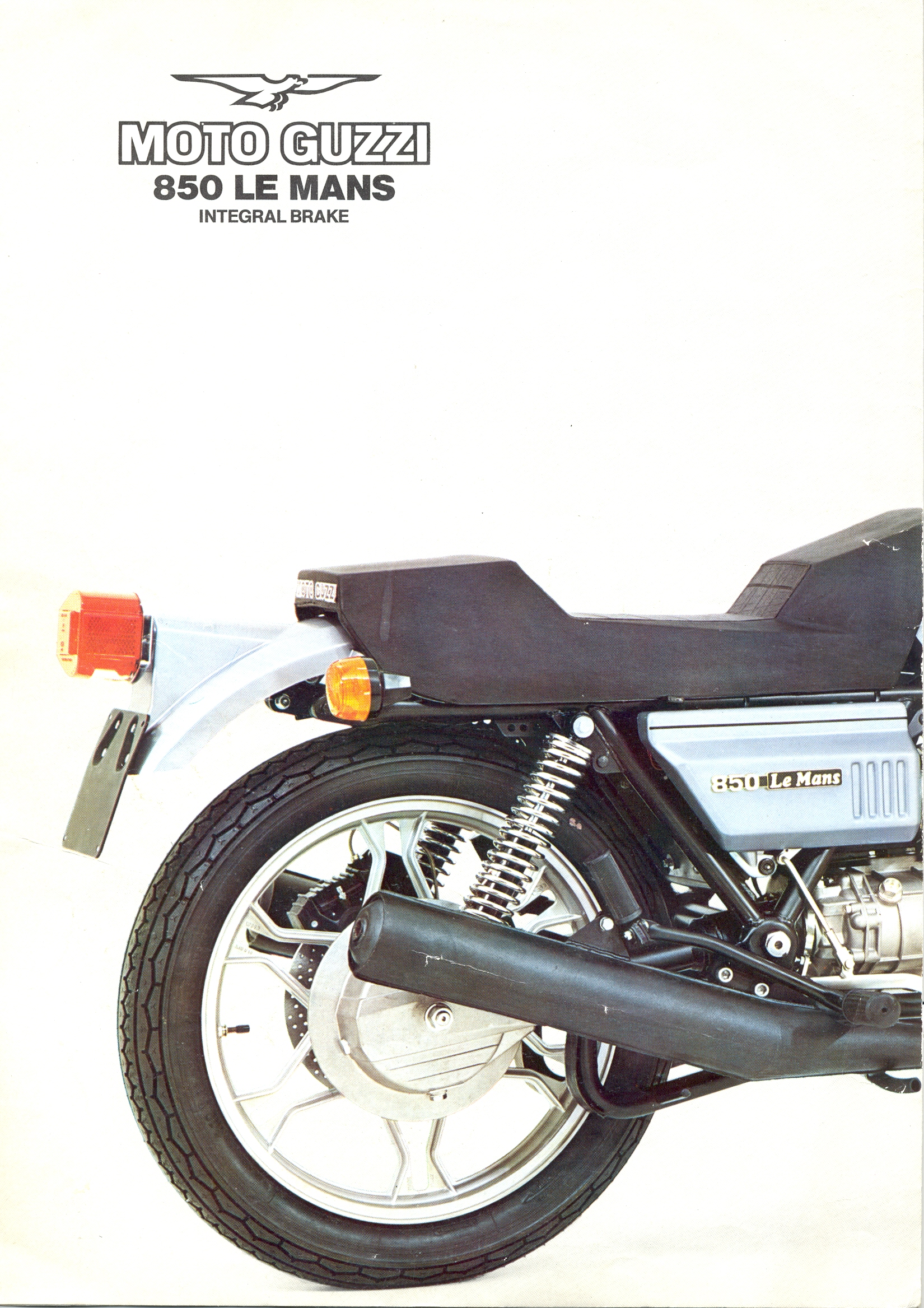 Moto Guzzi factory brochure: 850 Le Mans (blue)