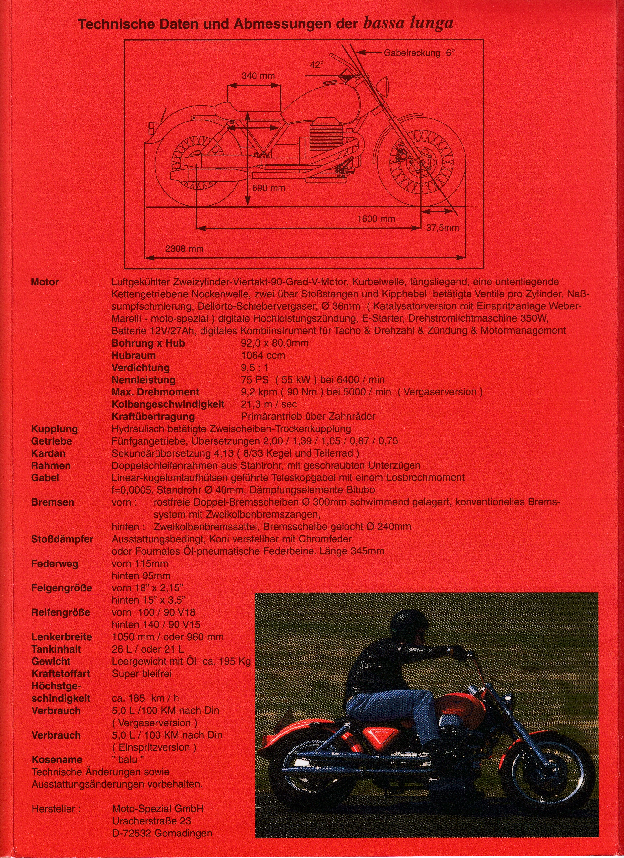 Brochure - Moto Guzzi Bassa Lunga