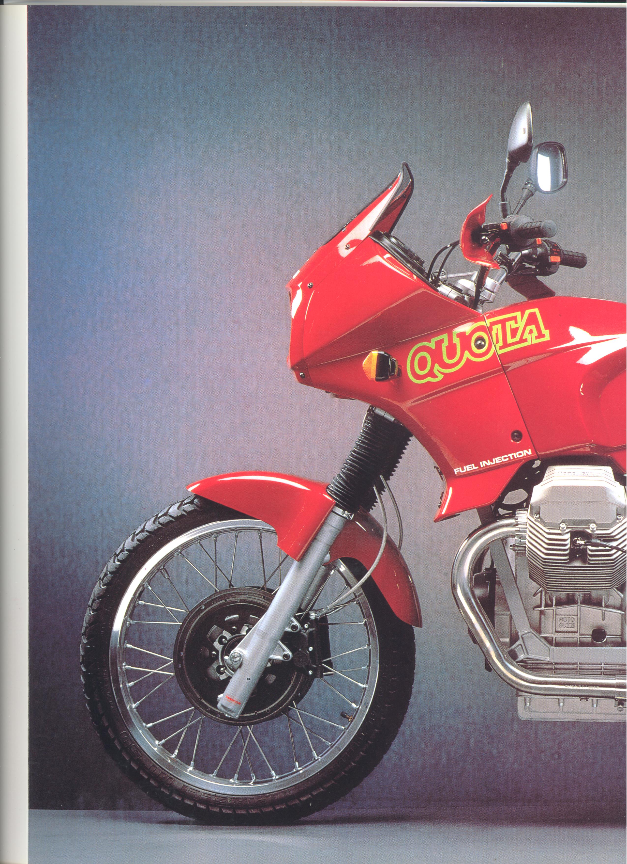 Moto Guzzi factory brochure: Quota 1000