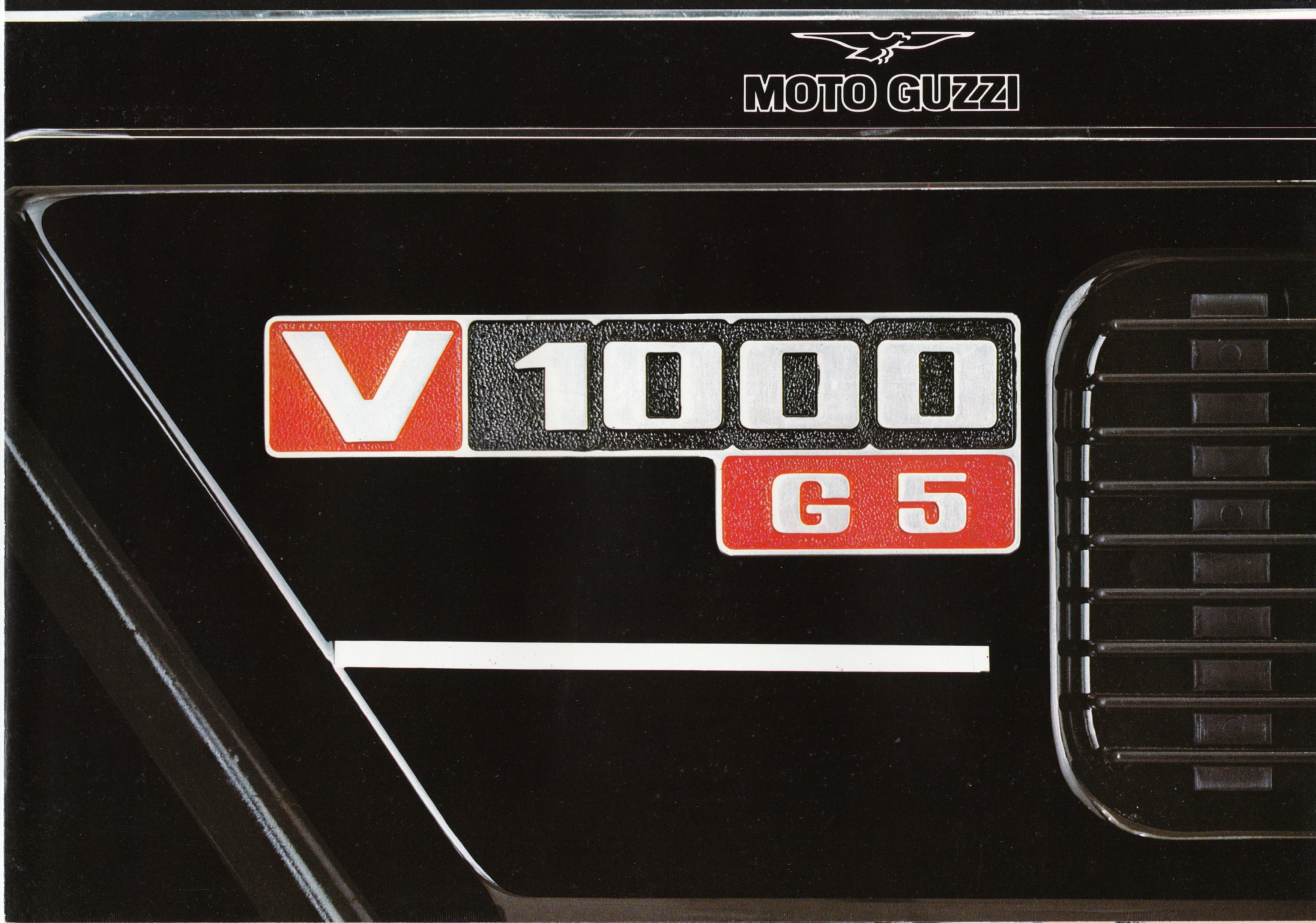 Brochure - Moto Guzzi V1000 G5 version 5