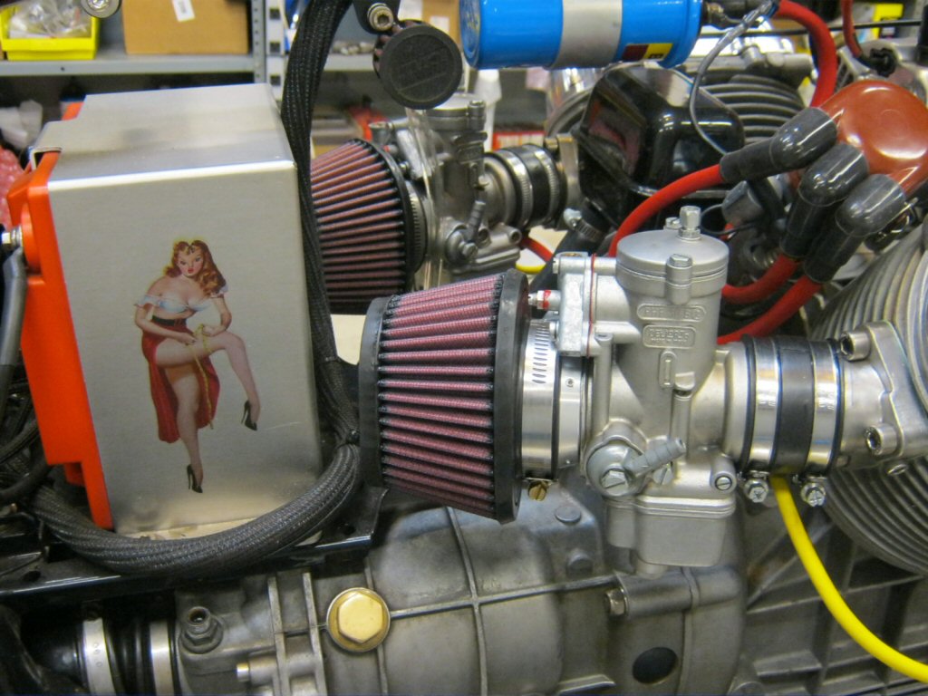 Dellorto PHF 30 carburetor fitment on a Moto Guzzi Eldorado.