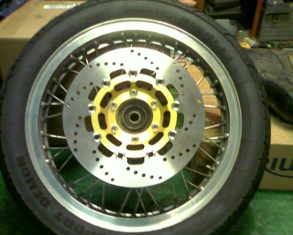 EBC floating brake disc.