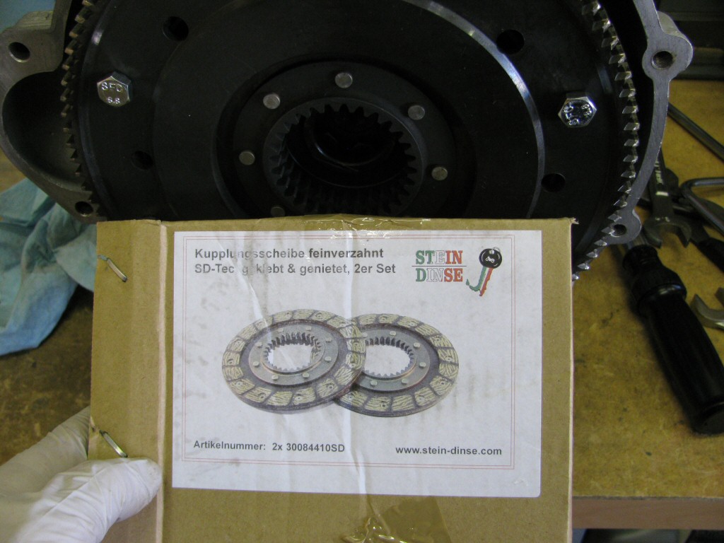 For reference, I used these clutch plates from Stein Dinse (sold by MG Cycle in the USA).