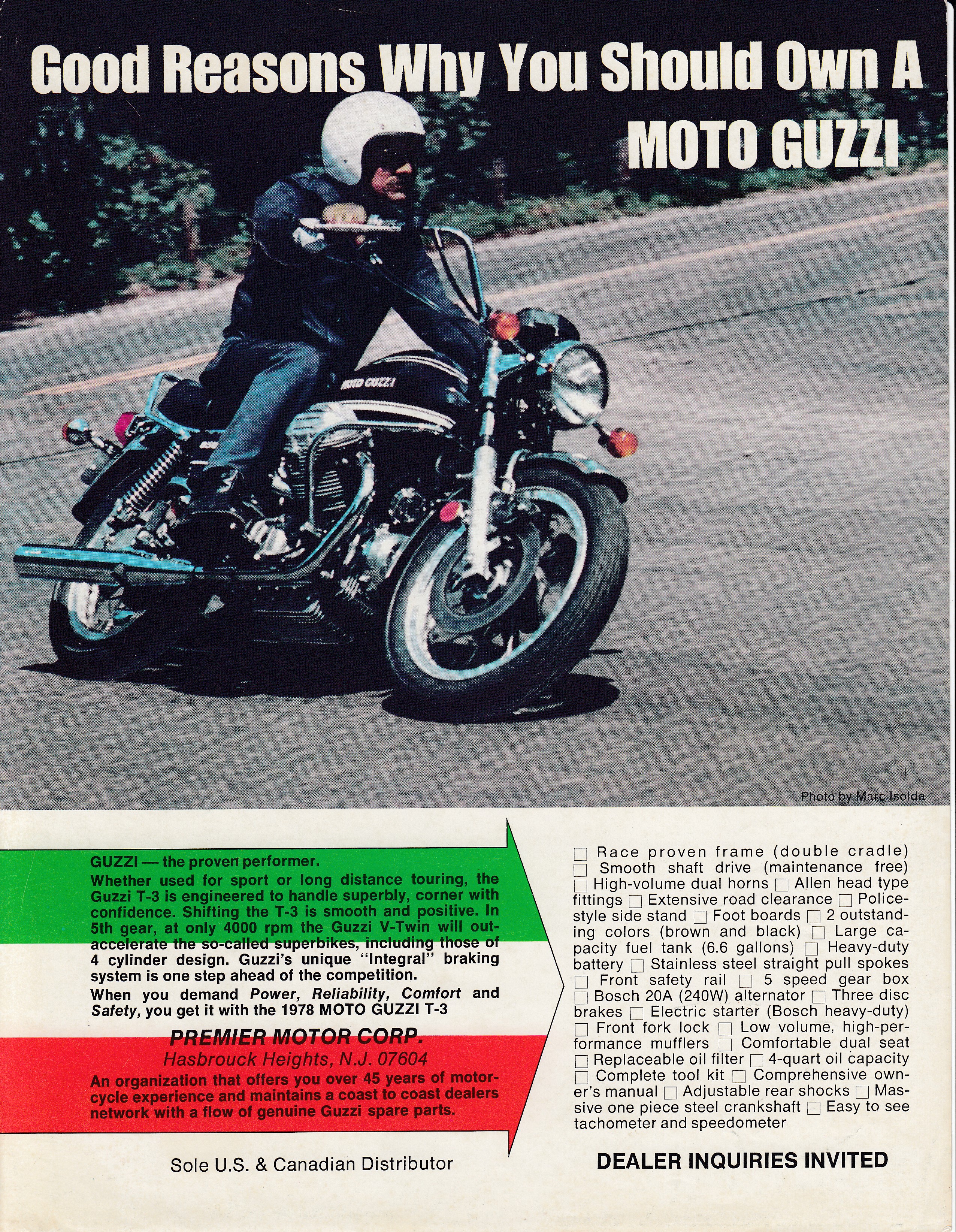 Brochure - Moto Guzzi Good reasons why you should own a Moto Guzzi