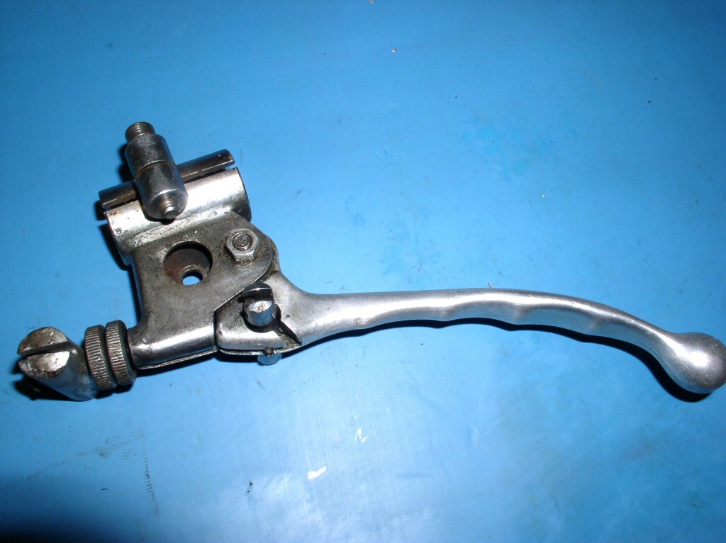 Moto Guzzi four leading shoe front brake used on late V700, Eldorado, and 850GT models.