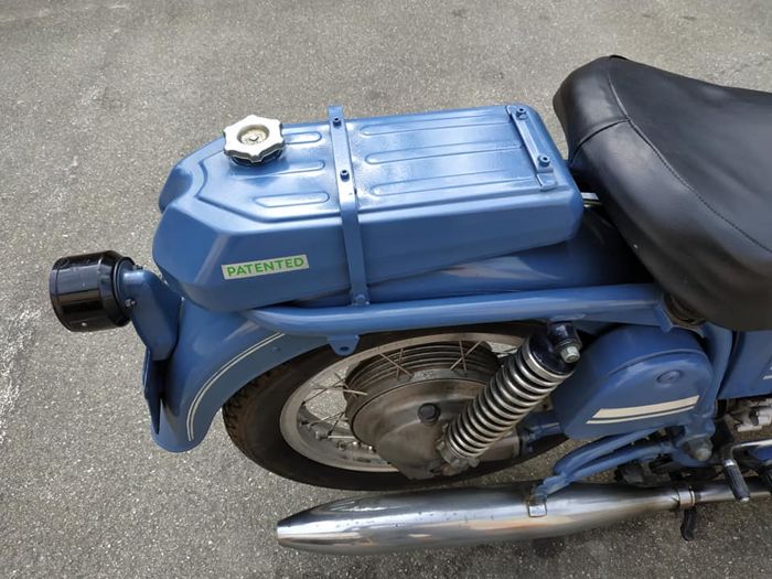 Moto Guzzi V700 with hydrostatic front wheel drive.