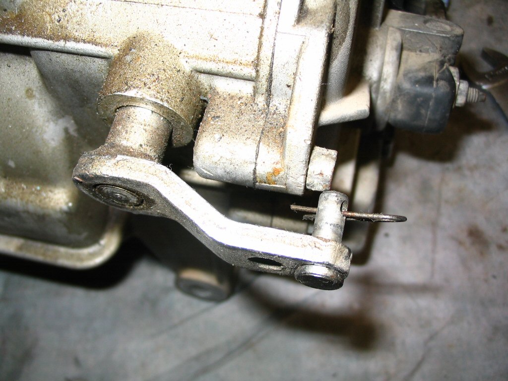 Here is the shift arm and how it was originally positioned.