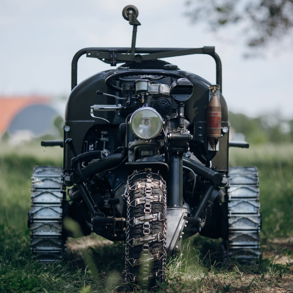 Moto Guzzi Mechanical Mule, restored by Costantino Frontalini.