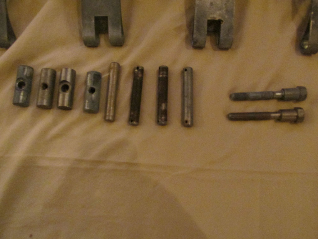 Parts to be zinc plated.