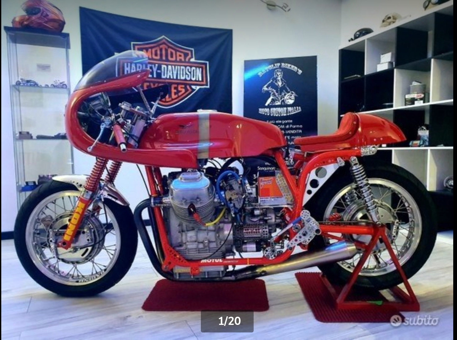 Moto Guzzi custom V7 Loopframe