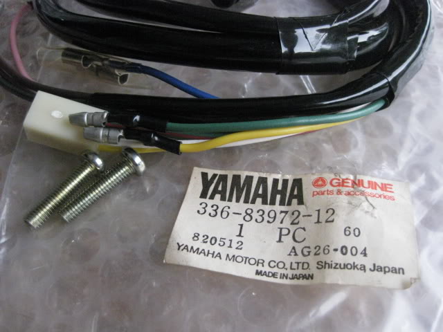 Yamaha handlebar switch YHA206 / YHA 206 / YHA-206. The switch was identified as part number 336-83972-12.