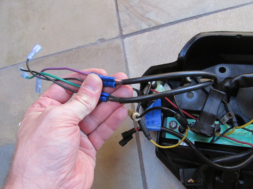 Dash wiring for a Moto Guzzi Le Mans CX 100 (MG# 14747255).