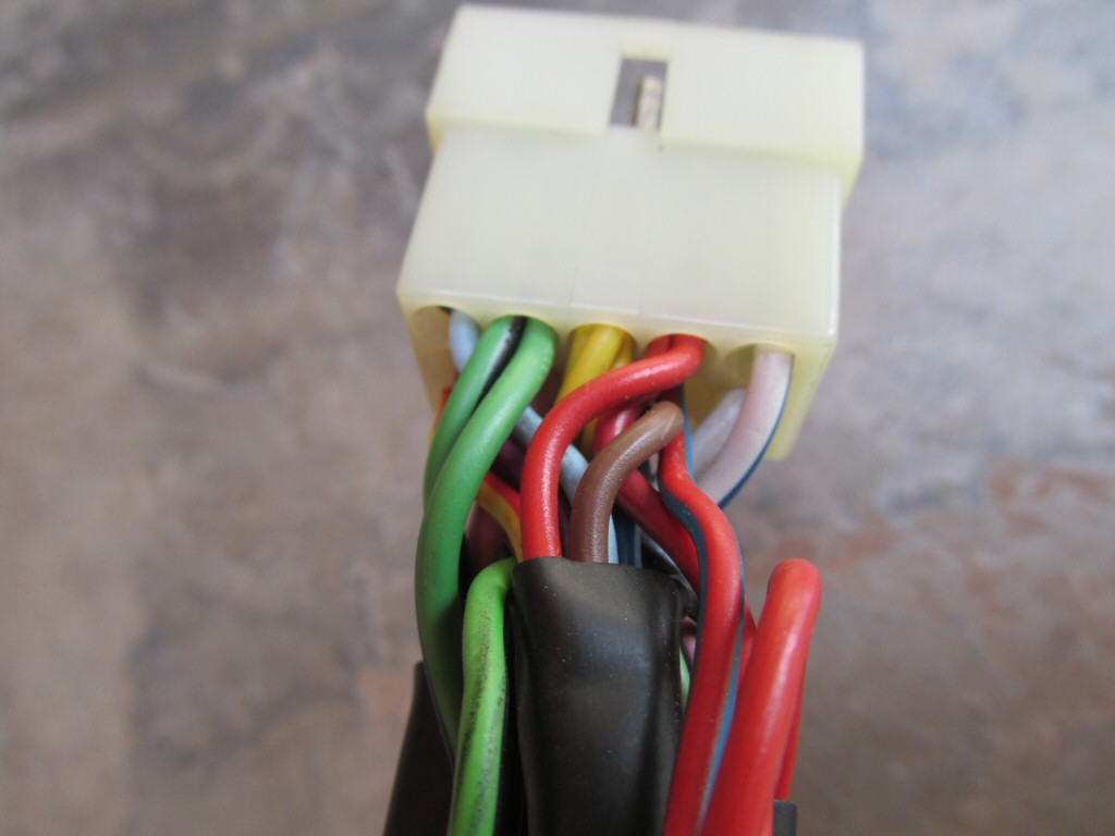 Dash wiring for a 1985 Moto Guzzi Le Mans 1000 (MG# 28747261).