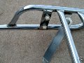 Luggage rack and back rest, Moto Guzzi photo archive of parts