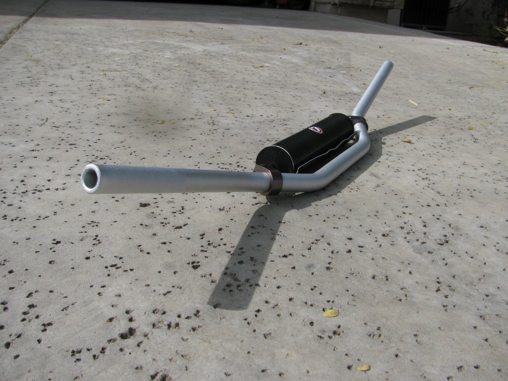 Tusk T-10 Aluminum, CR Mid Bend handlebars.