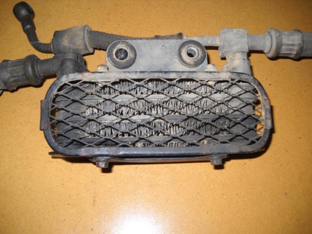 Original oil cooler for a Suzuki DR350.