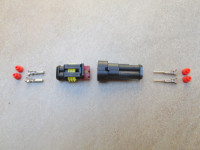 AMP Superseal 1.5 series connector, 2 positions