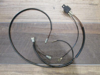 Horn relay and wiring for use with Domino handlebar switches.