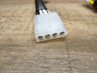4-pin Molex connection to the new right-side K&S 12-0203 handlebar switch.