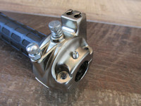 Tommaselli Daytona 2C Throttle. Chrome body, Tommaselli part number 0507.03.60-01, MG# 17603401 or MG# 17603400.