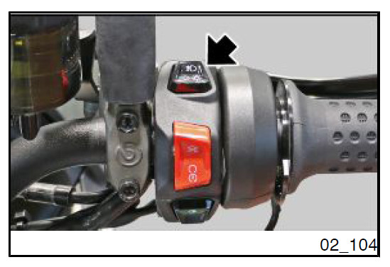 Daytime/night lights switch.