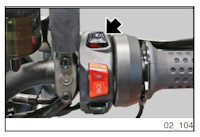 Daytime/night lights switch.