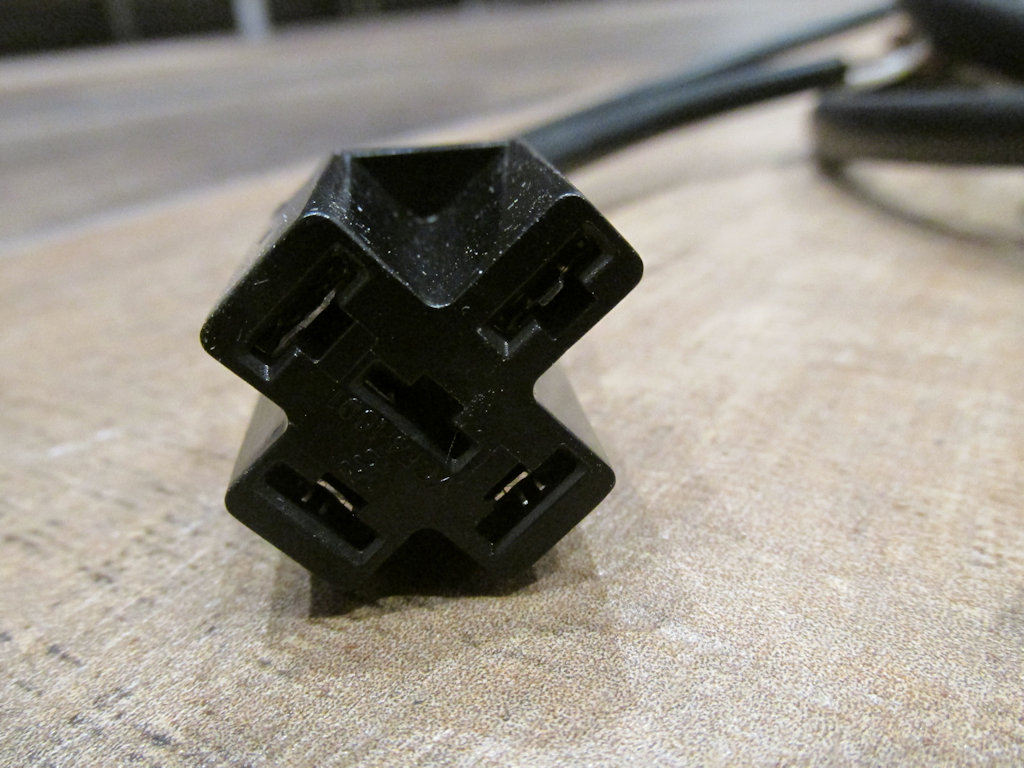 Socket for starter relay.
