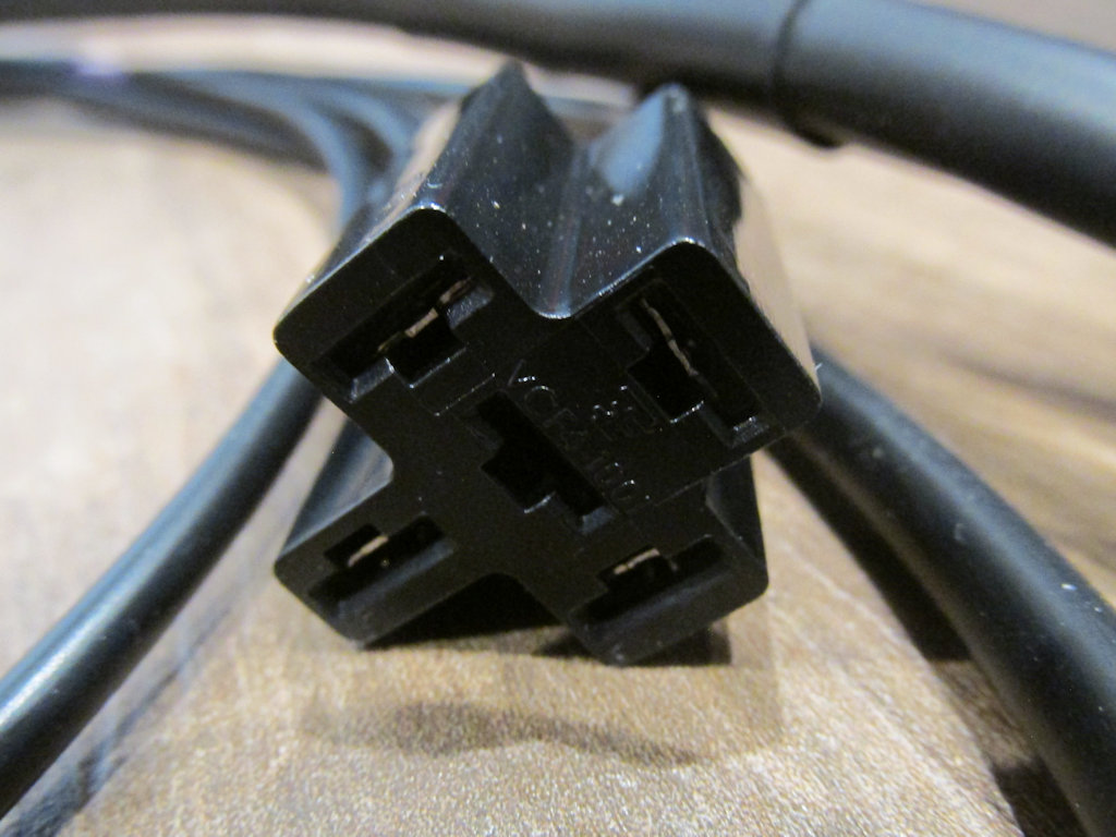 Relay socket for starter relay.