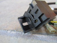 Starter relay plug, panel mount.