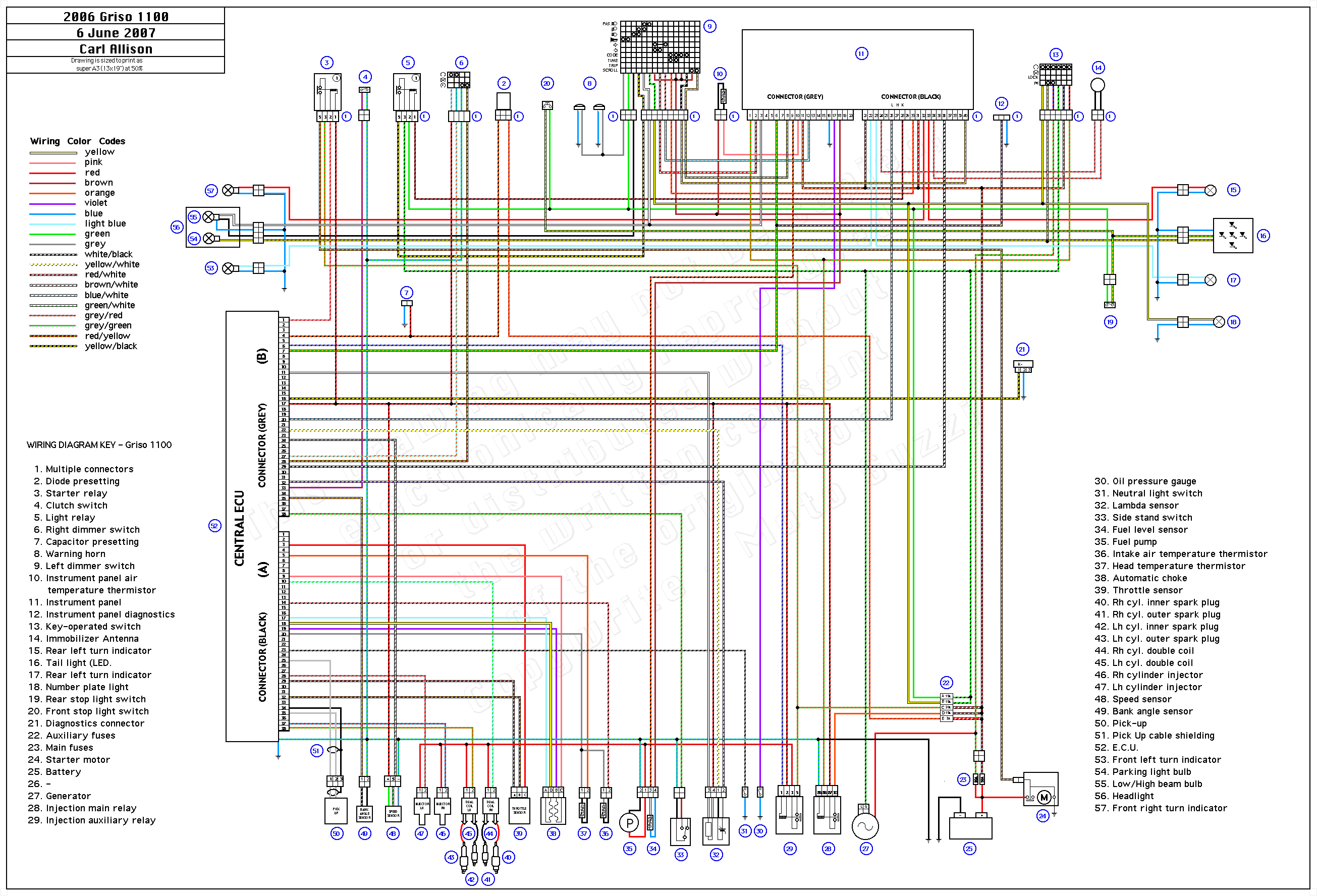 Griso Electrical Failure moto guzzi wire diagram 
