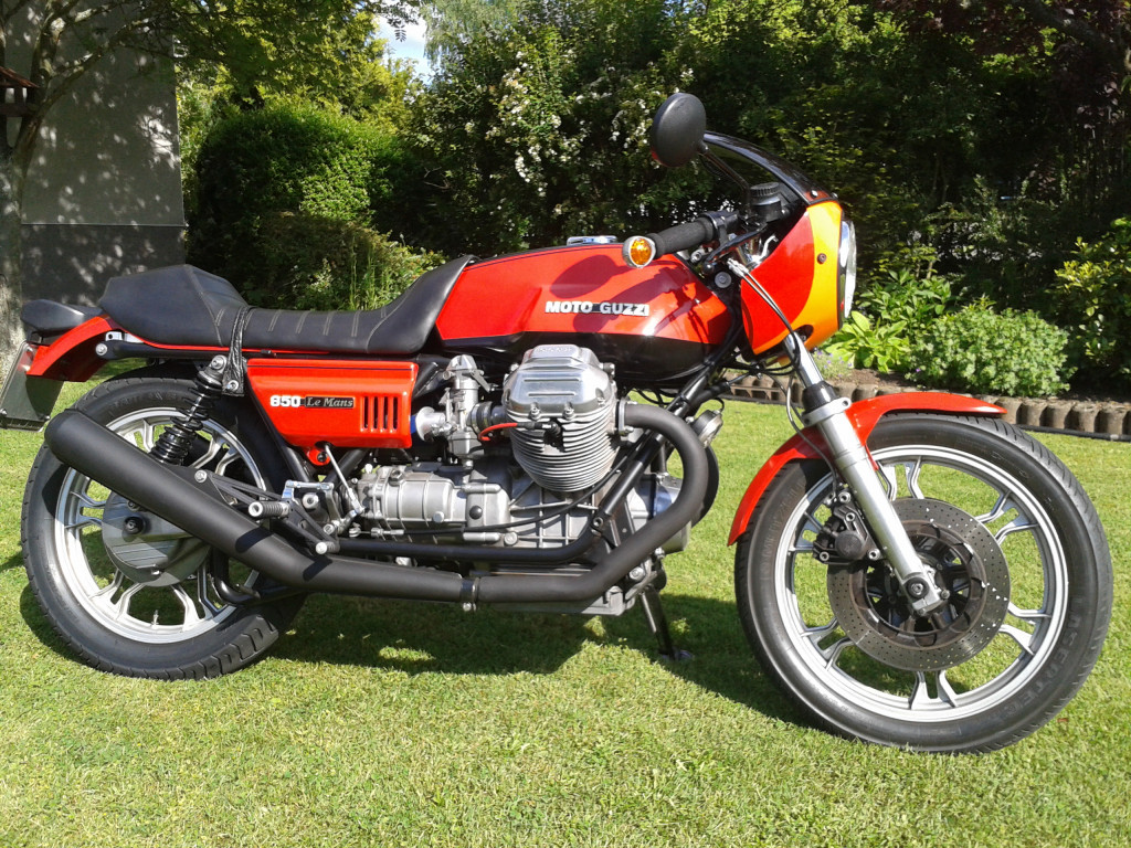 Moto Guzzi 850 Le Mans, restoration by Thomas Kliewer.