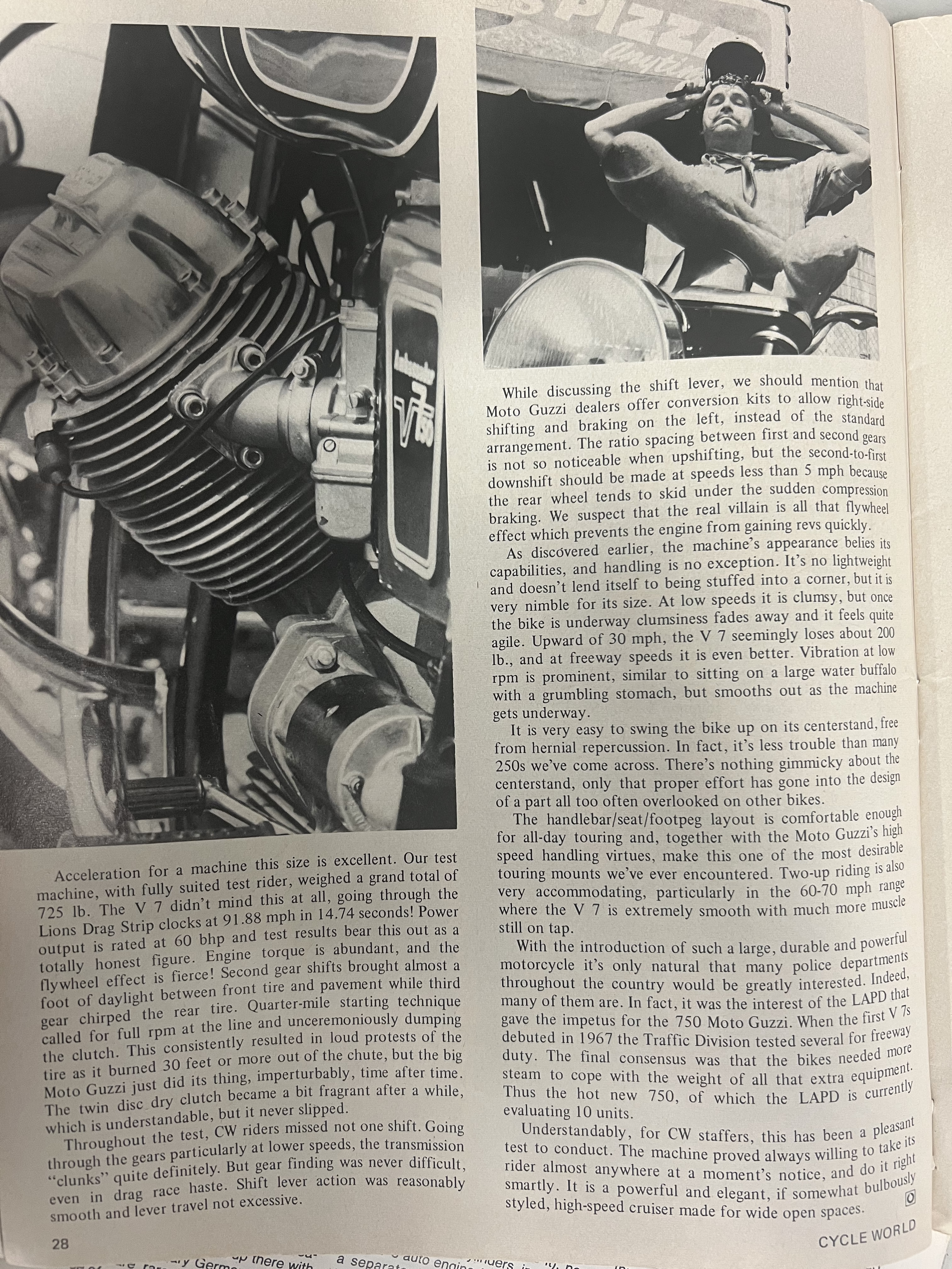Article - Cycle World (1969 October) Moto Guzzi 750-cc Ambassador