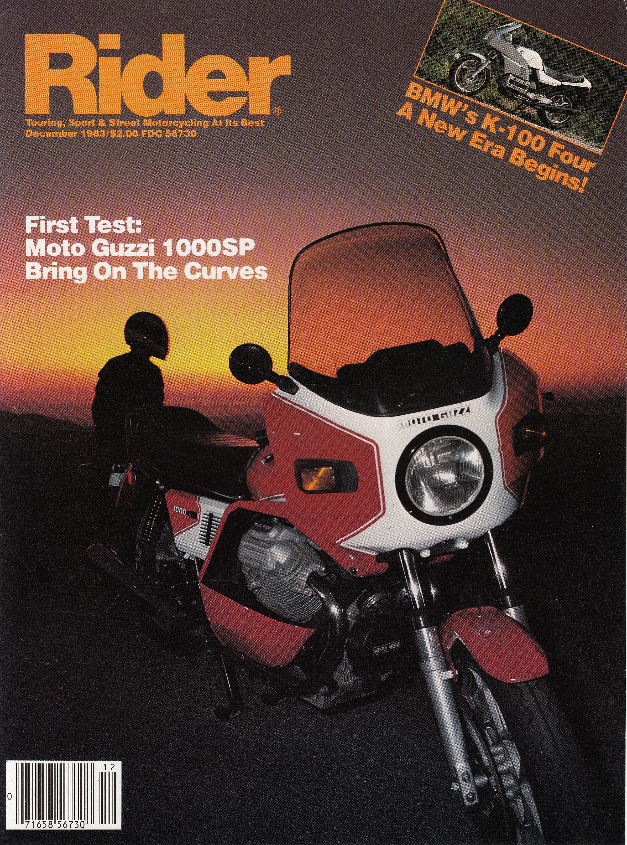 Article - Rider (1983 December) First test: Moto Guzzi 1000 SP bring on the curves