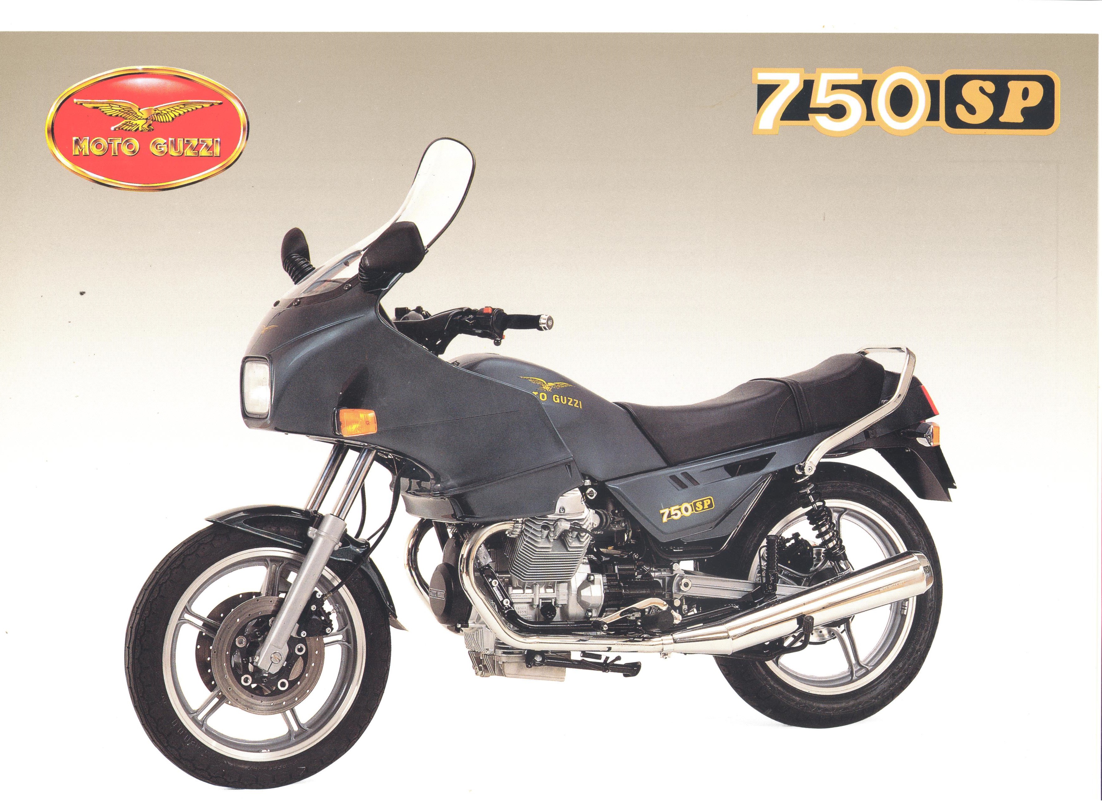 Moto Guzzi factory brochure: 750 SP