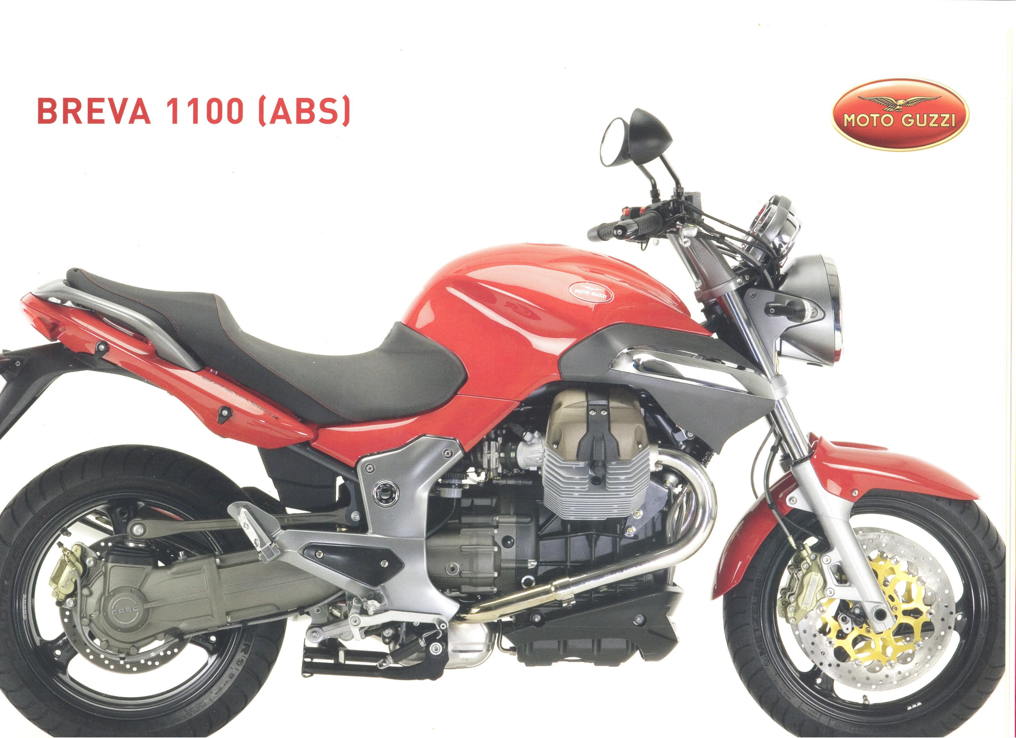 Moto Guzzi factory brochure: Breva 1100 ABS