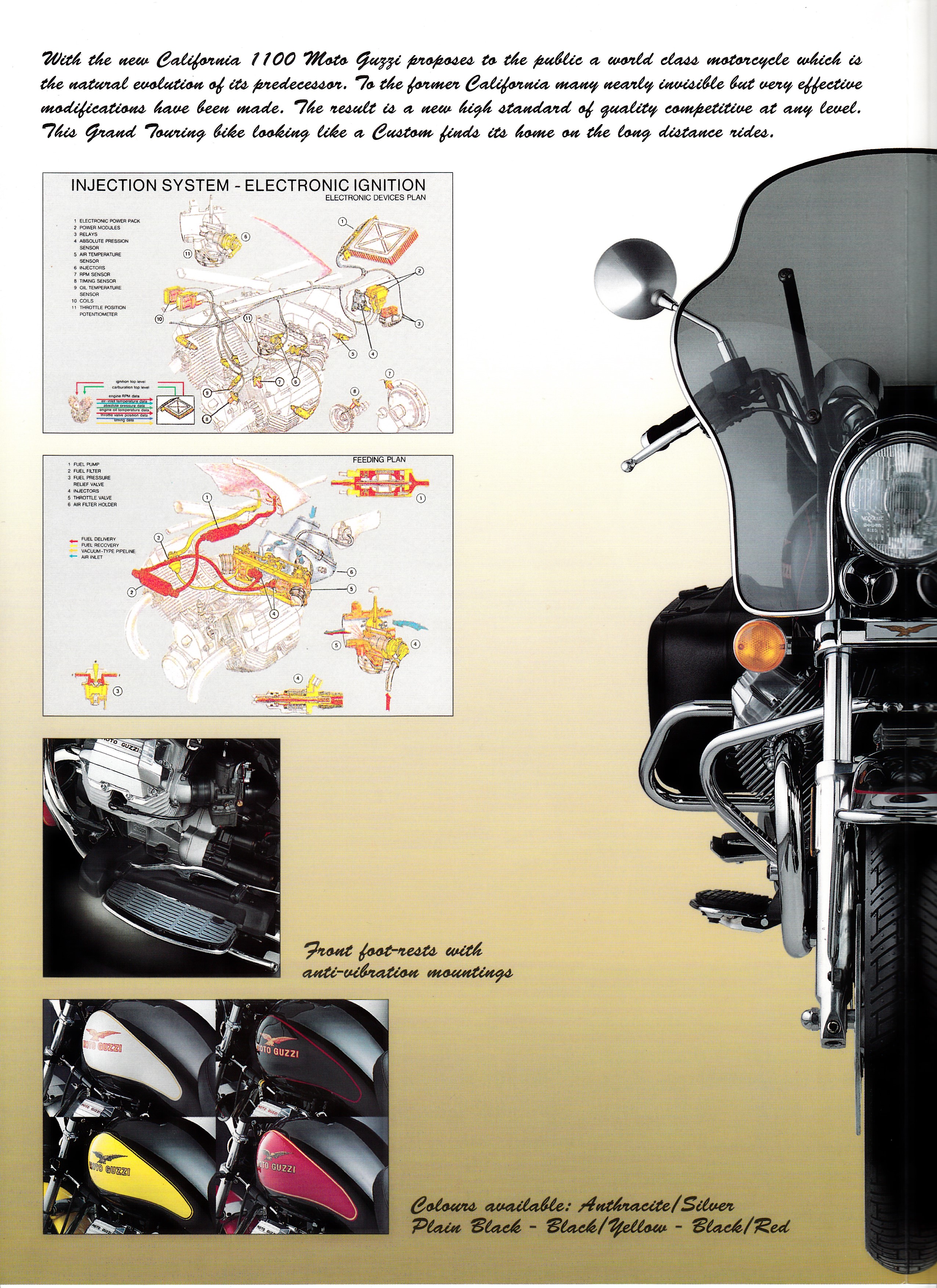 Moto Guzzi factory brochure: California 1100