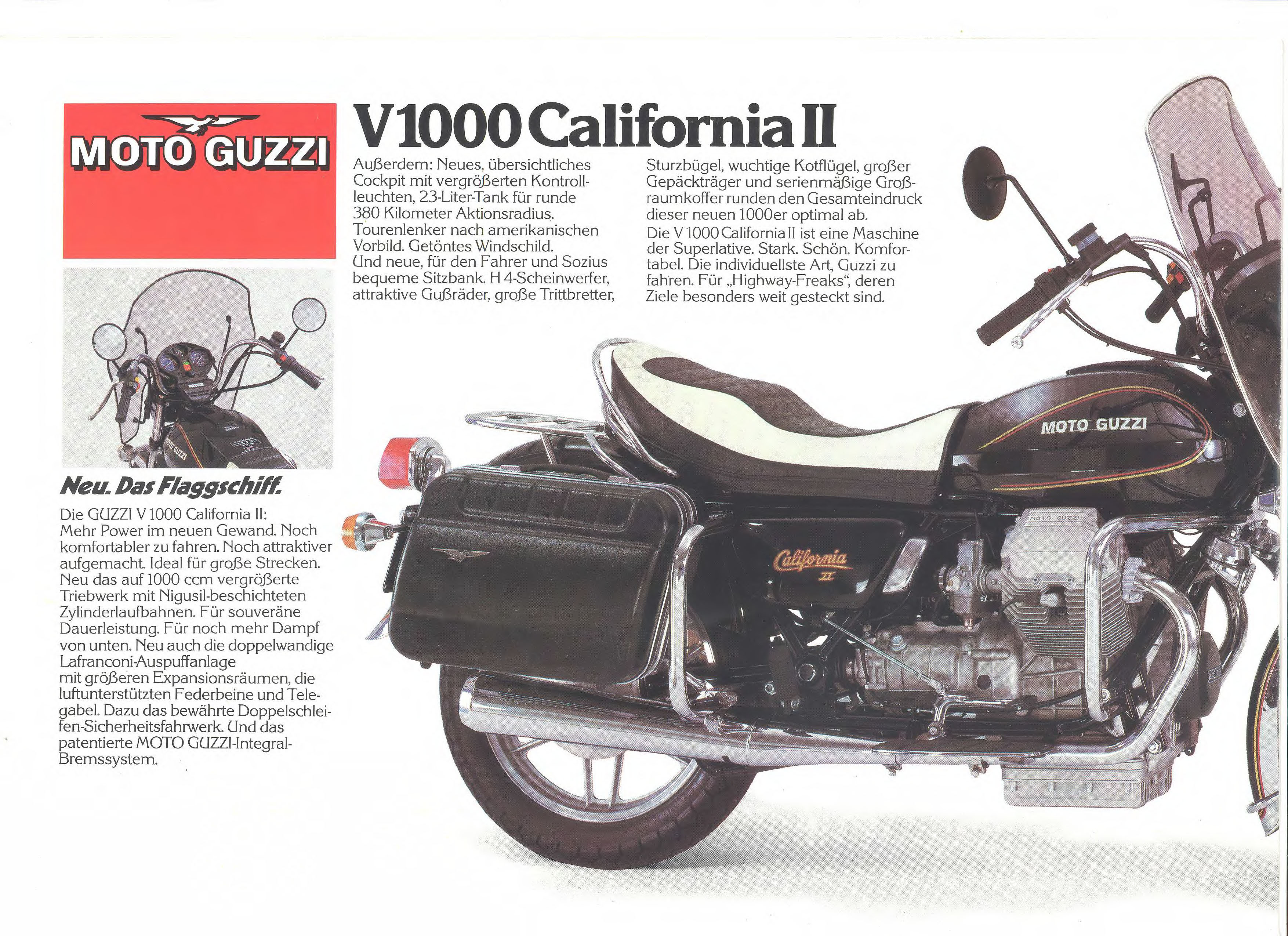 Moto Guzzi factory brochure: California II - 850 T5